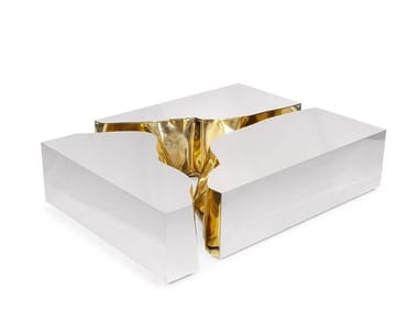 LAPIAZ SMALL - Metal coffee table for living room by Boca do Lobo