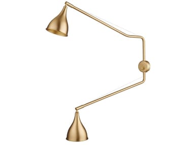 LE SIX DOUBLE ARM - Adjustable steel wall lamp by NORR11