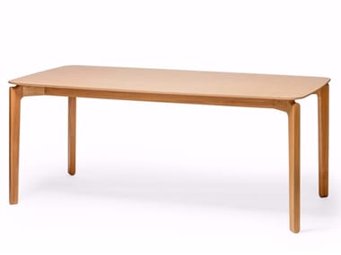 LEAF - Rectangular wooden table by TON