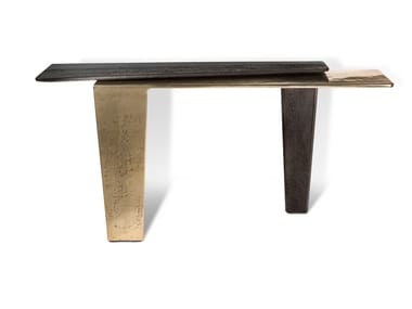 LEGO - Rectangular cement console table by Visionnaire