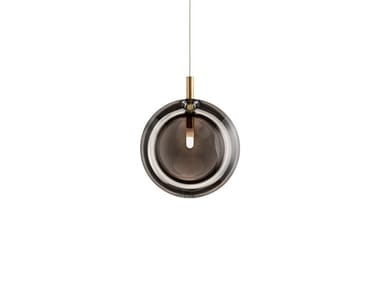 LENS - Handmade glass pendant lamp by bomma