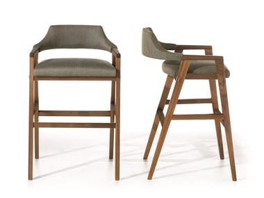 LEONARDO L32 - Stool with integrated cushion by Arte Brotto