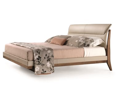 LEONARDO L974N - Upholstered leather bed by Arte Brotto