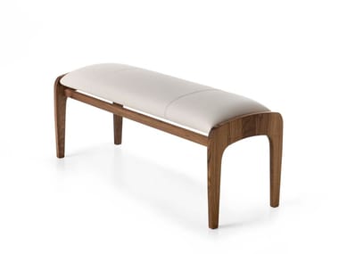 LEONARDO L723N - Leather bench by Arte Brotto