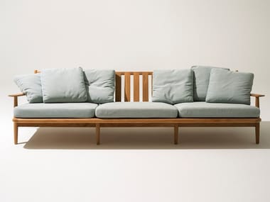 LEVANTE 103 - 3 seater teak garden sofa by RODA