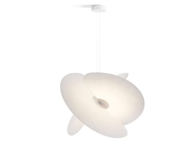 LEVANTE - Recyclable PET pendant lamp with paper effect by Luceplan