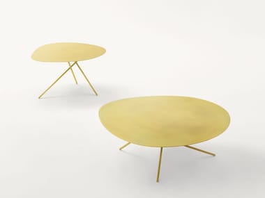 LEVER - Low round coffee table by Paola Lenti