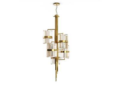 LIBERTY - Brass chandelier by Luxxu
