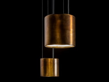LIGHT RINGS HORIZONTAL XS - LED brass pendant lamp by Henge