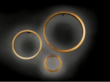 LIGHT RINGS WALL - LED brass wall light by Henge