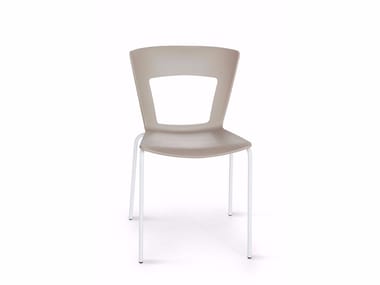 LILIA - Stackable open back chair by Riflessi