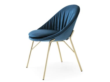 LILLY - Upholstered fabric chair by Calligaris