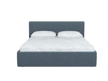 LINEA - Double bed with upholstered headboard by Gervasoni