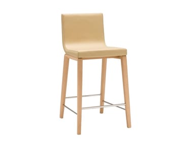 LINEAL COMFORT BQ0609 - High upholstered stool by Andreu World