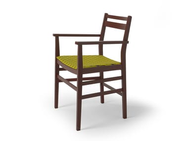 LISBOA 12 - Ash chair with armrests by Very Wood