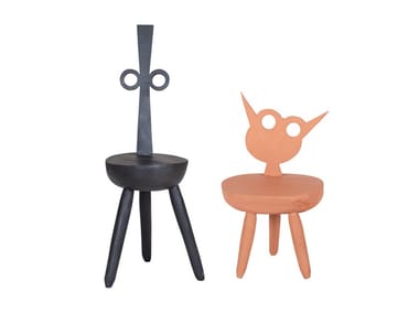 LITTLE MONSTERS - Wooden chair by Pulpo