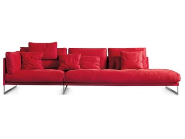 LIVINGSTON - Sectional fabric sofa by Saba Italia