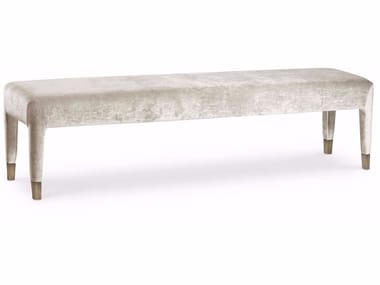LIZ - Upholstered velvet bench by Cantori