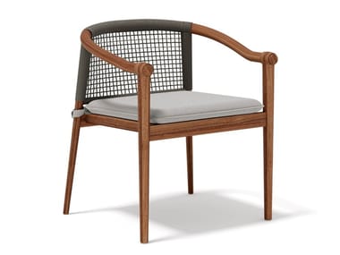 LODGE - Teak garden chair with armrests by Atmosphera