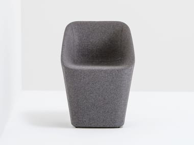 LOG 365 - Upholstered easy chair by Pedrali