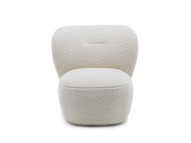 LOLL 07 - Fabric easy chair with removable cover by Gervasoni