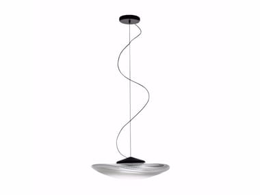 LOOP - LED blown glass pendant lamp by Fabbian