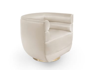 LOREN - Fabric armchair with armrests by Essential Home