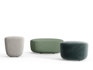 LOTO - Fabric pouf with removable lining by Novamobili