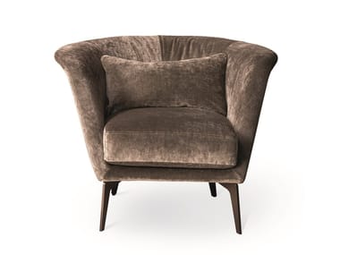 LOVY - Fabric armchair with armrests by Bonaldo