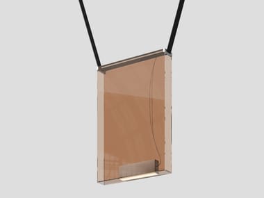 SAINTE 23 - LED acrylic pendant lamp with dimmer by Lambert & Fils