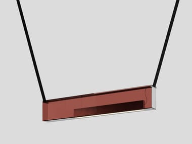 SAINTE ATELIER 06 - LED glass and aluminium pendant lamp with dimmer by Lambert & Fils