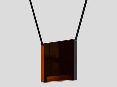 SAINTE ATELIER 07 - LED glass and aluminium pendant lamp with dimmer by Lambert & Fils