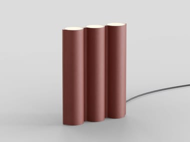 Silo - LED powder coated aluminium table lamp with Dimmer by Lambert & Fils