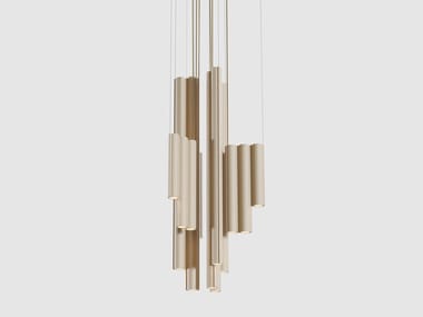 SILO ATELIER 02 - LED powder coated aluminium pendant lamp with dimmer by Lambert & Fils