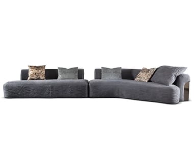 NIP - Modular fabric sofa by Longhi