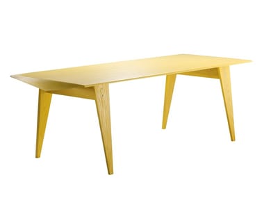 M36 - Rectangular wooden dining table by Tecta