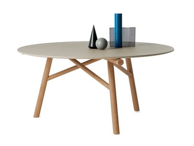 MAESTRO - Round cement table by Pianca