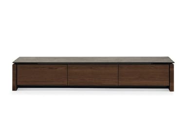 MAG - Low TV cabinet with flap doors by Calligaris