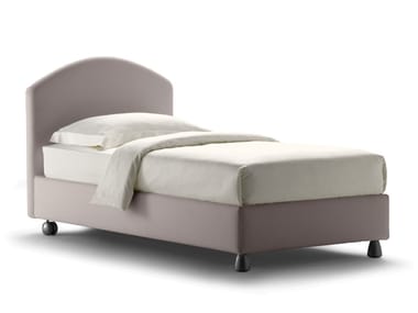 MAGNOLIA - Single bed with upholstered headboard by Flou