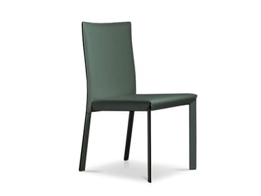 MARLENE - Tanned leather chair by I 4 Mariani