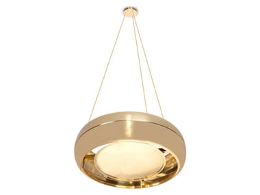 MARSHMALLOW - Brass pendant lamp by Royal Stranger