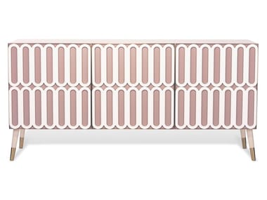 MARSHMALLOW - Wooden sideboard with doors by Royal Stranger