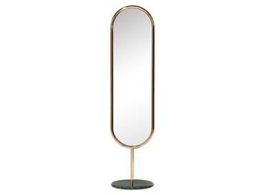 MARSHMALLOW - Freestanding oval mirror by Royal Stranger