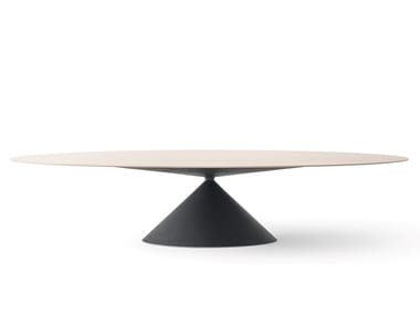 MAXI CLAY - Oval Table