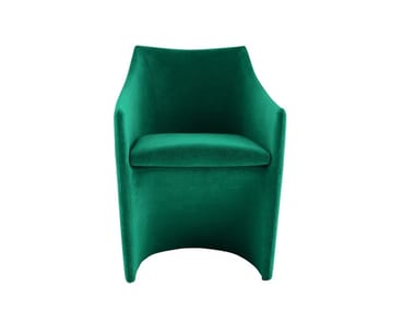 MAYFAIR - Fabric easy chair with armrests by Tacchini