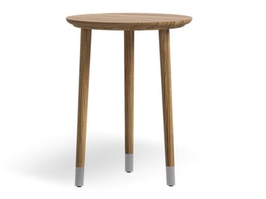 MEDUSA - Round teak high side table by Atmosphera