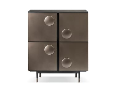 MELODY - Wooden highboard with doors by Cantori