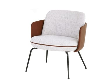 MERWYN LOUNGE - Fabric easy chair with armrests by Wittmann