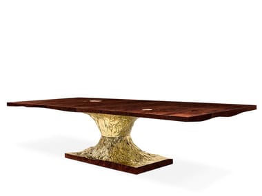 METAMORPHOSIS - Rectangular walnut dining table by Boca do Lobo