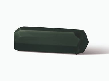 METEOR - Polyethylene coffee table / garden bench by Serralunga